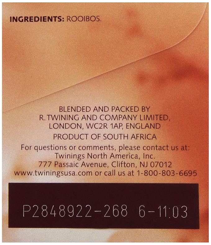 Twinings Tea Red African Rooibos Tea, 20 ct (Pack of 4) - Bloomnest