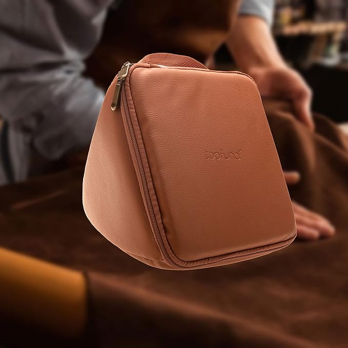 TOPFUND Clear Quartz Singing Pyramid 8 inch with Carrying Case and Quartz Suede Mallet