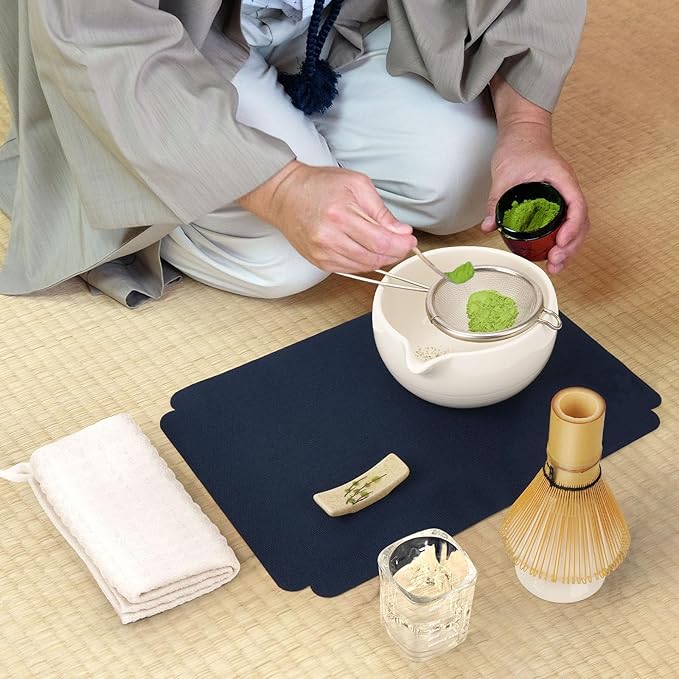 Matcha Whisk Set, Matcha Kit 10-Pcs, Bamboo Whisk and Bowl with Spout & Measuring Spoon & Glass, Japanese Tea Making Tools, White - Bloomnest