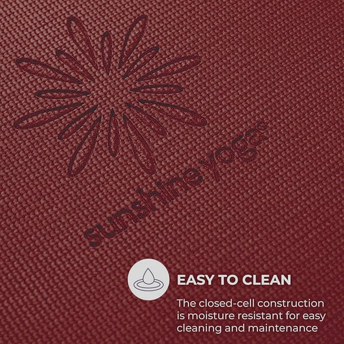 Sunshine Yoga Voyage Yoga Mat, 10 Pack, 72" x 24" Professional Studio and Gym Bulk Yoga Mats, 5mm Thick, Durable, Anti-Tear, Non Slip Fitness and Exercise Mats - Bloomnest