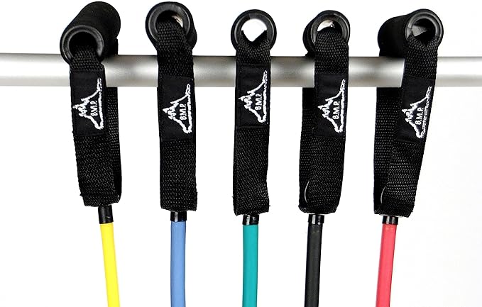 Black Mountain Products Resistance Band Set (Five Bands Included) - Bloomnest