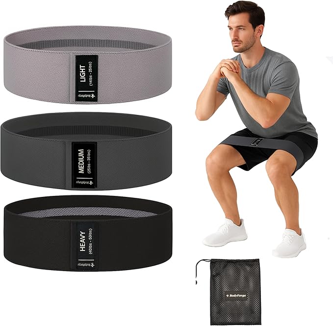 BodyForge Resistance Bands, Exercise Bands, Resistance Bands for Working Out, Work Out Bands with Handles for Men and Women Fitness, Strength Training Home Gym Equipment - Bloomnest