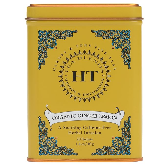 Harney & Sons Organic Ginger Lemon Tea, 20 Count - Bloomnest