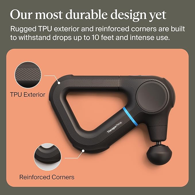 TheraGun Prime (6th Generation) Massage Gun by Therabody – Deep Tissue, Powerful Massage in a Rugged, Durable Design for Reliable Recovery & Pain Relief - Bloomnest