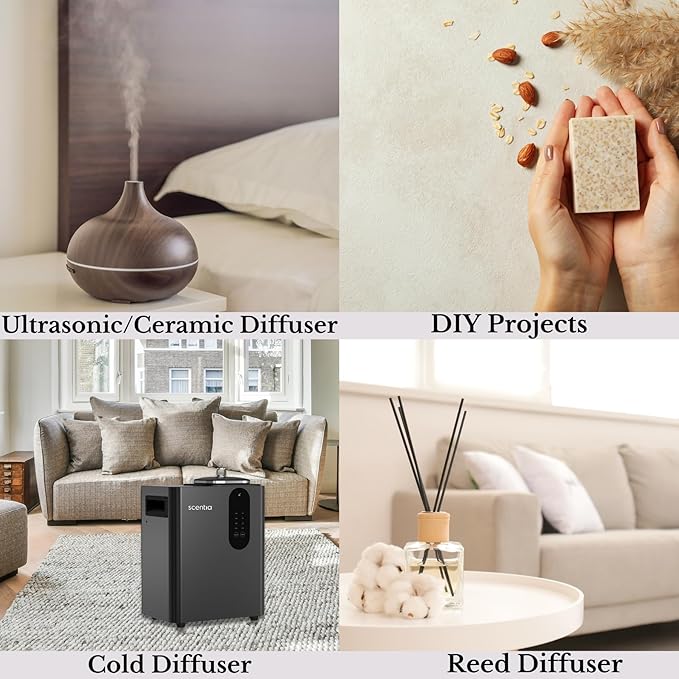 Scentia Hotel Diffuser Oil Inspired by The Baccarat Hotel Scent - 500 mL 16.9 fl oz - Fragrance Oil Blend for HVAC,Ultrasonic & Cold Diffusers-Secret Voyage Scentia