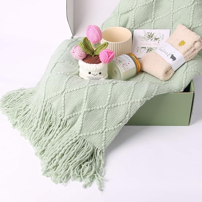 Valentines Day Gifts for Her Wife Mom Friend Sister Girlfriend, Birthday Gifts Baskets for Women Self Care Gift for Women, Get Well Soon Gift Baskets Thinking of You Relaxation Stress Care Package - Bloomnest