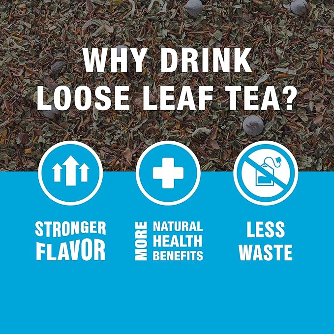 Tiesta Tea - Cocoa Mint Chill Loose Leaf Tea, Chocolate Peppermint Herbal Rooibos Blend, Non-Caffeinated, Brew Hot or Iced, Refillable Tin, Makes Up to 50 Cups, 3 Ounce - Bloomnest