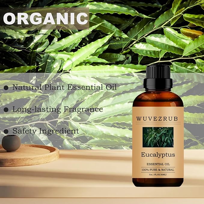 Eucalyptus Essential Oil, 30ML 100% Pure and Natural, for Aromatherapy Diffuser, Skin Care, Cold Relief - Bloomnest
