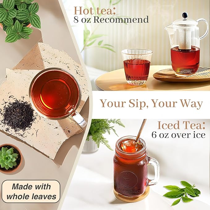 Johou English Breakfast Black Tea Pods, Compatible with All K-Cup Brewers & Keurig 2.0, 24 pods - Bloomnest