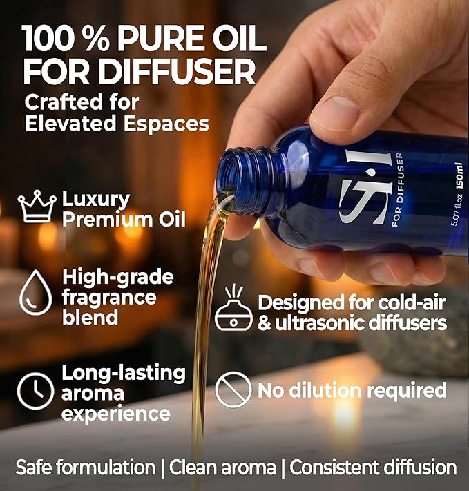 Inspired by 6-Star Hotel Monaco No.01 | Hotel Collection Diffuser Oil, 5.07 Fl oz, (150 ml) Scent Hotel Oil for Ultrasonic Diffuser and Waterless Diffuser, Luxury Highly Concentrated Fragrance Oil - Bloomnest