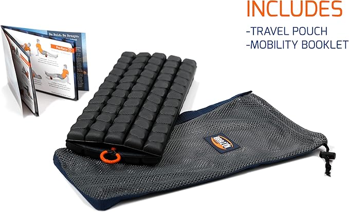 Brazyn Morph Foam Roller (Alpha-Midnight) Collapsible Travel Foam Roller for Back Pain Relief, Workout Muscle Recovery, Back Massager, Deep Tissue Leg Massage, Back Cracker, Stretcher; Small, Portable - Bloomnest