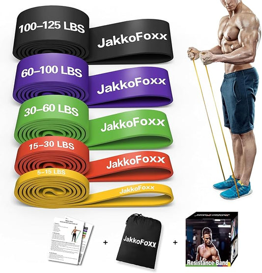Resistance Bands,Pull Up Bands,Stretching Assist Bands Set for Men & WomenPortable Exercise, Muscle Training,Physical Therapy,Exercise Workout Bands for Working Out - Bloomnest