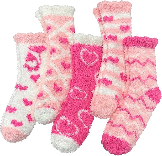 TEHOOK Warm & Cozy Valentines Gifts for Women, Fluffy Fuzzy Plush Sleeping Slipper Socks - Soft Warm Fabric - Bloomnest