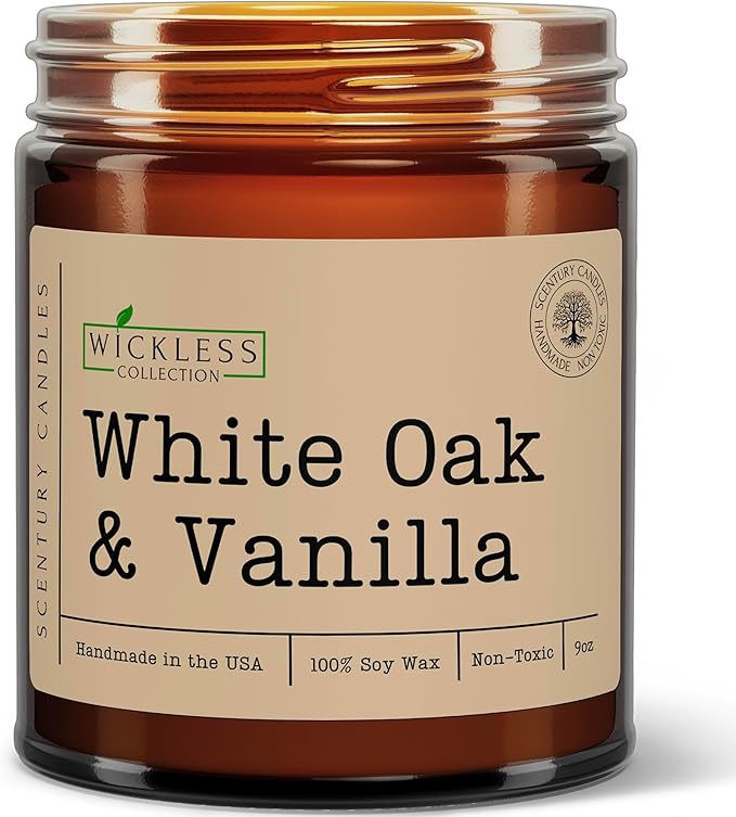 Wickless Candles for Candle Warmer Lamp, Many Scents to Choose, 100% Non-Toxic Soy Wax, Scented Candle Melts for Warming Plate, Handmade in The USA (White Oak & Vanilla) - Bloomnest