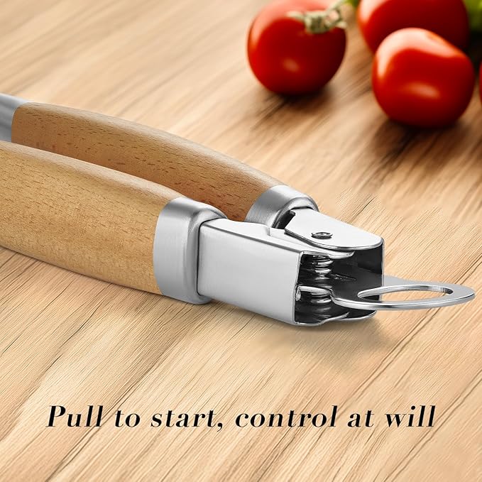 KULUNER Stainless Steel Barbecue Tongs with Solid Wood Handle, Kitchen Metal Locking Design, Extra Long 17.5 Inches 700 Degrees, Suitable for Food Cooking, Salad and Outdoor Grilling(Beechwood) - Bloomnest