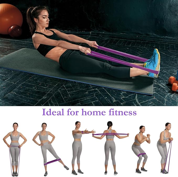 8 Pcs Resistance Bands Pull up Bands Pull up Assistance Bands Exercise Workout Bands for Working Out Muscle Training Physical Therapy Muscle Training Men and Women - Bloomnest
