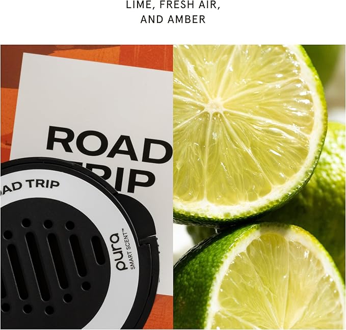 Pura and Homesick - Fragrance for Pura Car Diffuser - Clean & Safe Luxury Diffuser Scent - Long-Lasting Fragrance for 30 Days of Aroma - Spring & Summer Household Essential - Road Trip - Bloomnest