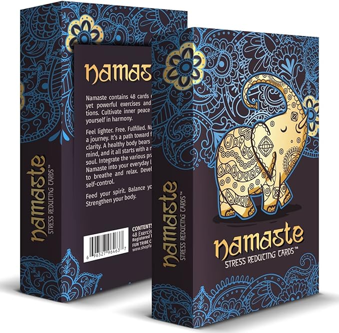 Namaste Mindfulness Cards - Stress & Anxiety Relief, Meditation Cards - Self Care Gifts for Women - MSS Inc - Bloomnest