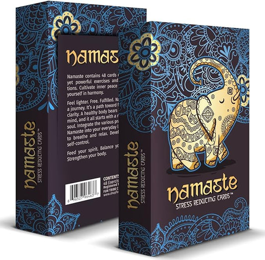 Namaste Mindfulness Cards - Stress & Anxiety Relief, Meditation Cards - Self Care Gifts for Women - MSS Inc - Bloomnest