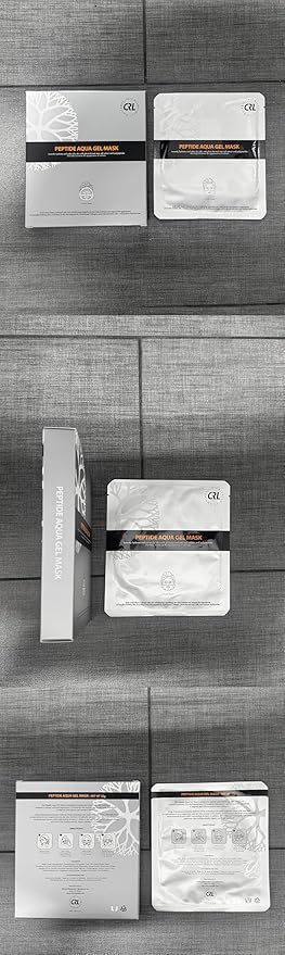 Clinical Resolution CRL Peptide Aqua Gel Mask 5 Pack Instant Hydration, Soothing & Cooling, Helps Comfort Skin After Professional Treatments, for a Refreshed, Healthy-Looking Complexion - Bloomnest