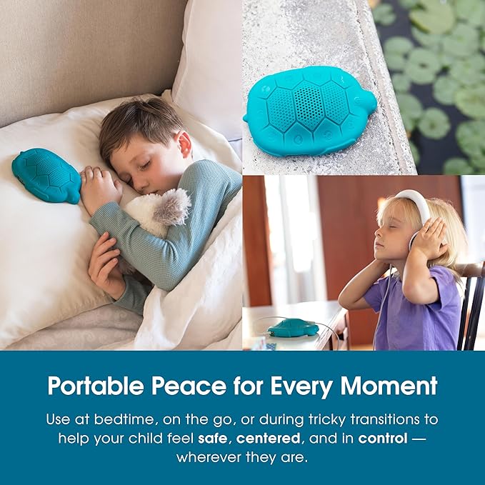 Zenimal Kids Sleep Aid - Screen-Free Sound Machine with Voice-Guided Audio Journeys, Soothing Sounds & Calming Music to Help Children Fall Asleep Faster and Sleep Peacefully All Night - Bloomnest