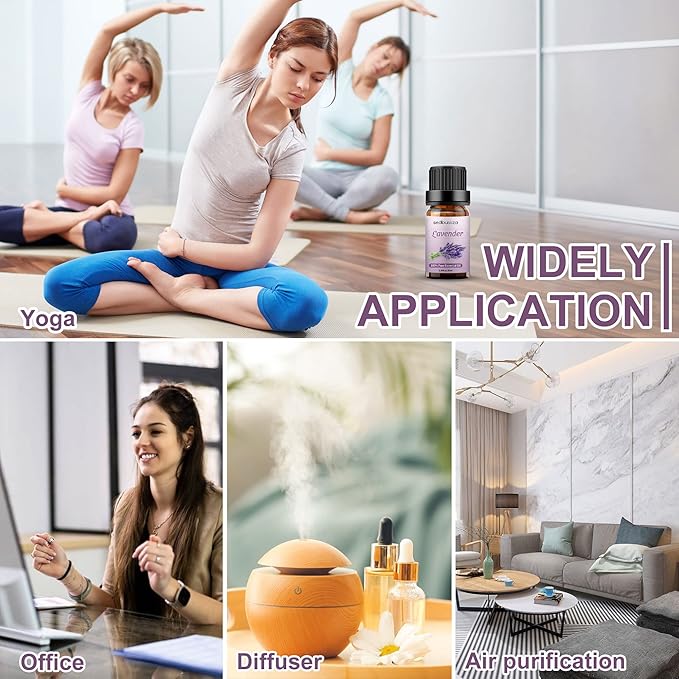 Sedbuwza Lavender Essential Oil, Pure Organic Lavender Fragrance Oil for Diffuser, Humidifier, Soap, Candle, Perfume Sedbuwza