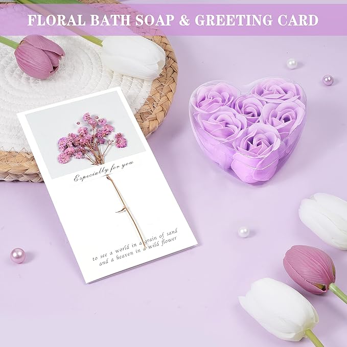 Gifts for Women, Self Care Gifts for Women, Lavender Relaxing Spa Gifts Basket Care Package for Christmas, Mother's Day, Birthday Gifts for Mom, Wife, Girlfriend, Sister, Her