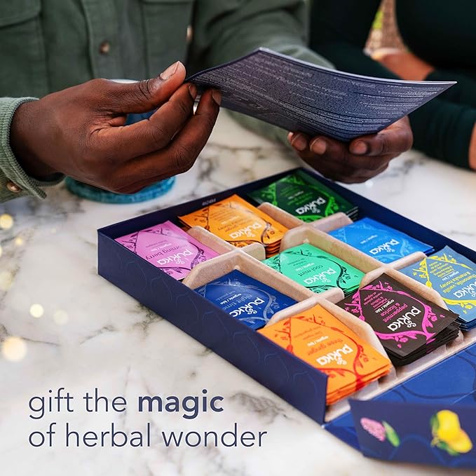 Pukka Premium Herbal Tea Selection Gift Set Box, Ideal Gift For Holidays, Birthdays & Anniversaries, Self-Care Kit for Tea Lovers, 45 Teabags, 9 Delicious Flavors, Caffeine Free - Bloomnest