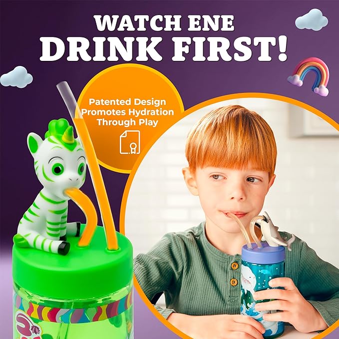 SIP WITH ME® Zoonicorn Cup 12 oz (Ene) - Bloomnest