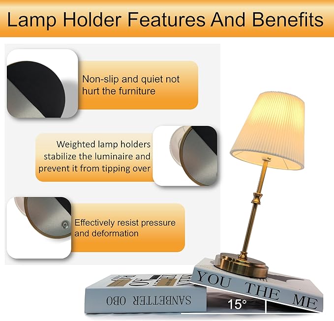 Cordless Table Lamp Rechargeable Vintage Gold-5000mAh Battery Operated Lamp for Decor, 2700K Stepless Dimming Touch Control Wireless Lamp for Bedroom, Living Room, Office, Dormitory - Bloomnest