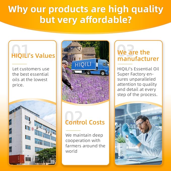 HIQILI 16 Fl Oz Orange Essential Oil, Pure and Natural for Diffuser, Skin - 500ML - Bloomnest