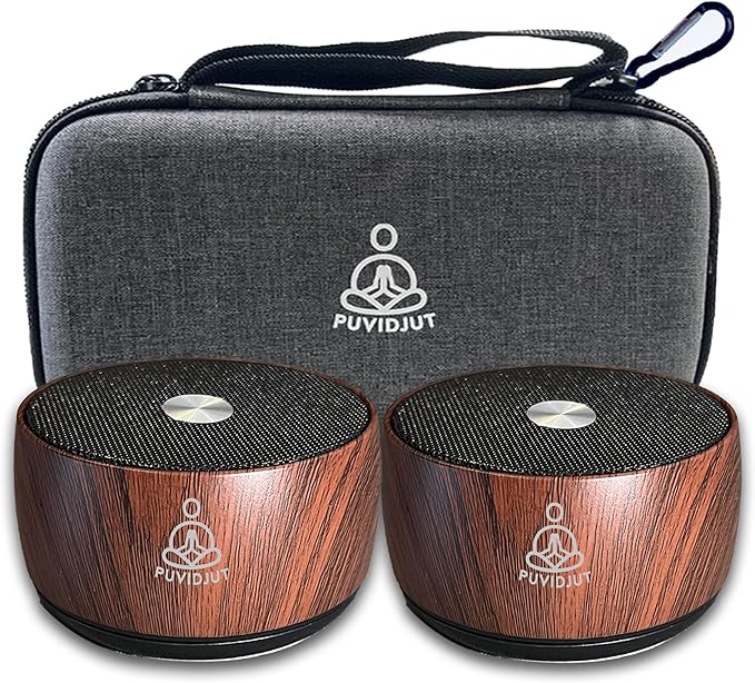 Sound Frequency Machine,Meditation Generator Instrument,Tone Device Tools - Solfeggio Frequencies Bath for Yoga, Mindfulness, Vibration System of Chakra Balancing, 5 Tones, 3 Timers - Bloomnest