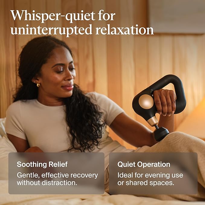 TheraGun Sense (2nd Generation) Massage Gun by Therabody - Relaxing Massage Gun with Built-in Guided Routines for Easy Stress Relief, Tension & Sleep - Bloomnest