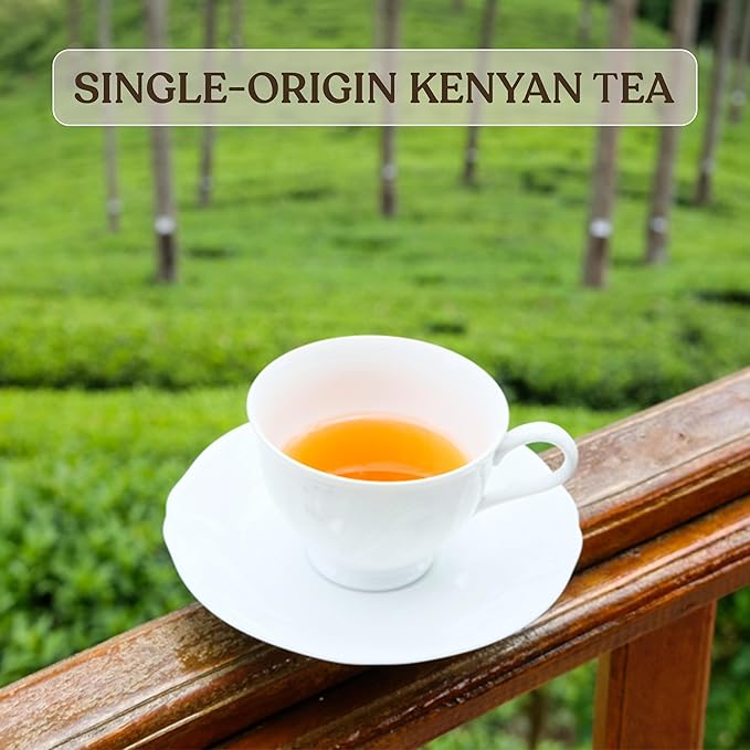 Akina Earl Grey Tea, Naturally Flavored Black Tea | 100% Single-Origin | Kenyan Origin, Gourmet (25 String & Tag Bags, 50g) - Bloomnest