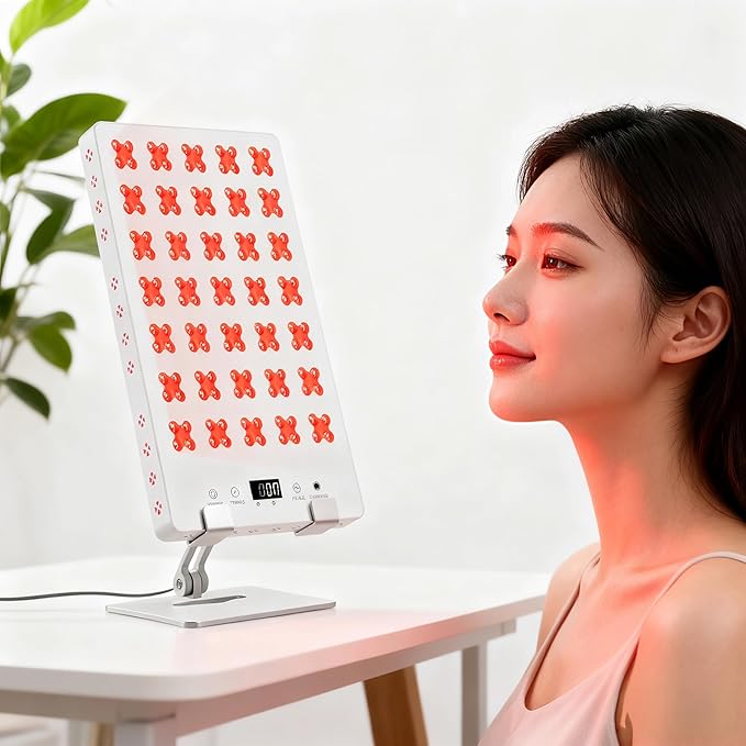 Red Light Therapy Panel for Body, 660nm Red & 850nm Near Infrared Light Therapy Panel for Full Body & Face Supports Pain Relief, Skin Care, Recovery, Sleep & Performance iPlantop