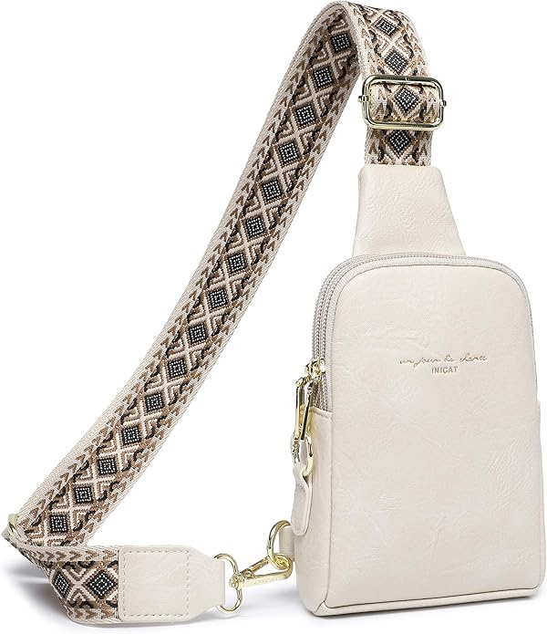 INICAT Small Sling Bag for Women Everyday & Travel Crossbody Bags Lightweight Cross Body Purses Vegan Leather - Bloomnest