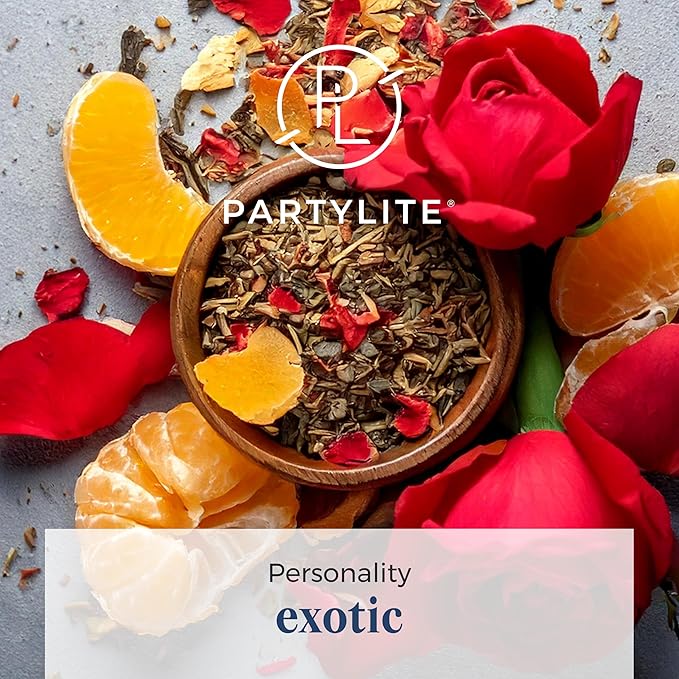 PartyLite 3-Wick Jar Candle, Highly Fragranced Clean Burning Glass Candle, 25-45 Hours Burn Time (Leather Musk) - Bloomnest