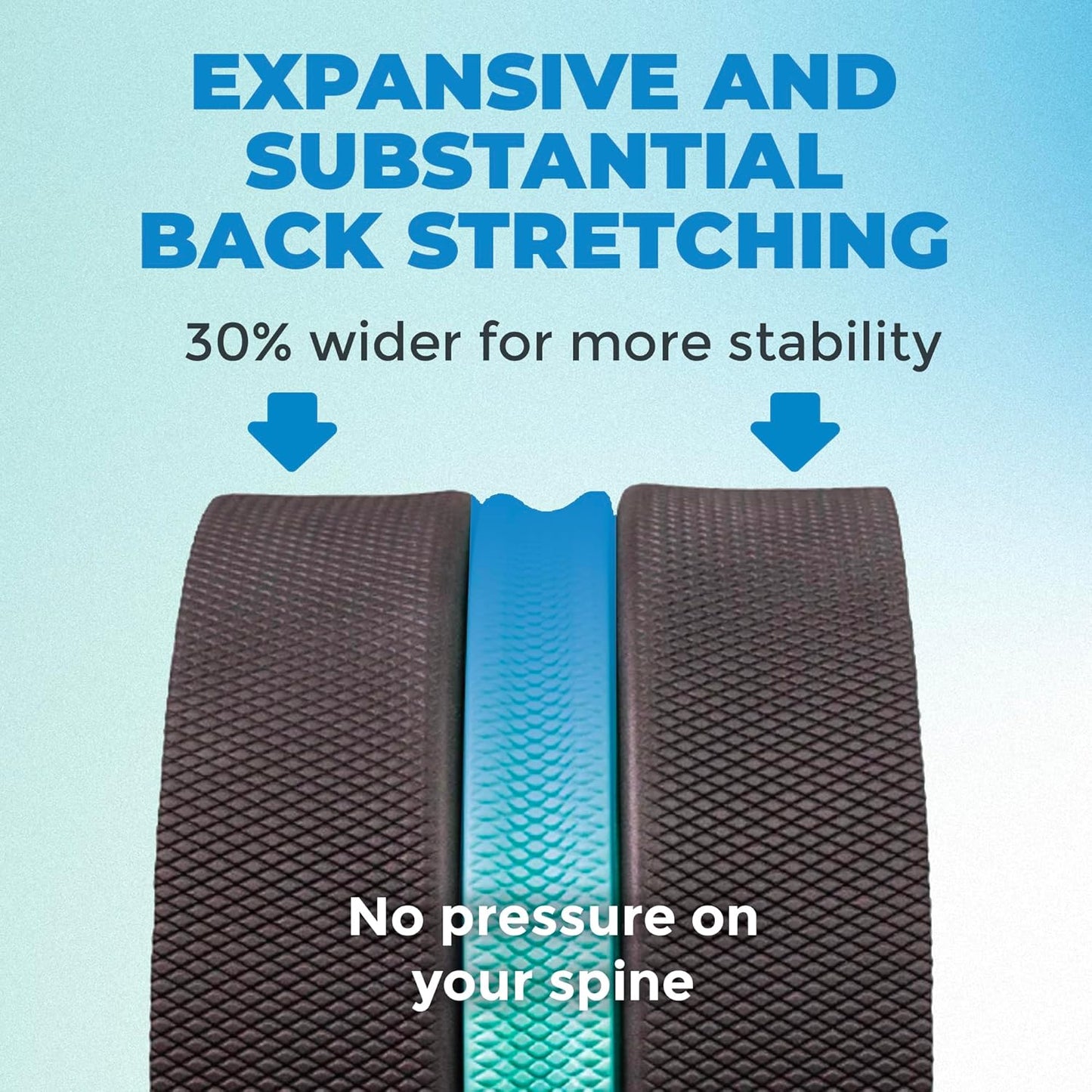 Chirp Ultimate Wellness Bundle Wheel XL Back Massage Roller, RPM Percussive Massager, 3-Piece Foam Roller Set for Back & Neck Pain Relief, Recovery, Physical Therapy, Mint