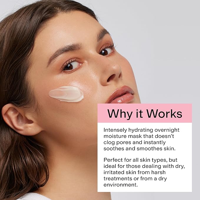 CLEARSTEM HYDRABERRY Hydrating Face Mask for Women - Night Mask for Sleeping for Women with Ceramides, Arnica & Magnesium PCA - Overnight Mask for Evening Hydration to Nourish & Protect Skin Barrier - Bloomnest