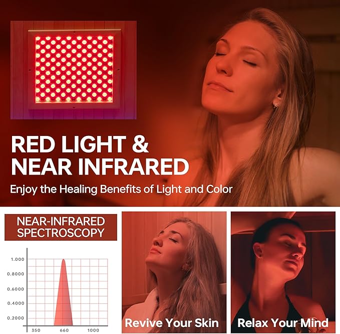 Woodbridge Infrared Home Sauna Room 2 Person Japanese Cedar Indoor Sauna with 7 Carbon Heaters, Red Light Therapy, Bluetooth Speaker, Intelligent Control Panel, Tempered Glass & Top Vent WOODBRIDGE
