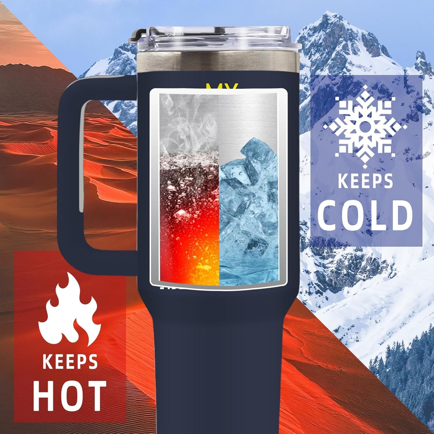 DUUV Gamer Gifts for Men, Video Game Tumbler 40 Oz with Handle and Straws, Gaming Gifts for Kids Teen Boys Son Adults Dad Husband, Christmas Thanksgiving Birthday Gift for Gamers, Gaming Mugs, 1PCS