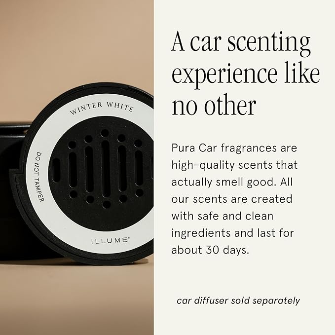 Pura Car Scent Refill - Luxury Fragrance for Smart Diffuser - Long Lasting Scent for 30 Days - Clean & Safe for Car - Coconut Milk Mango - Bloomnest