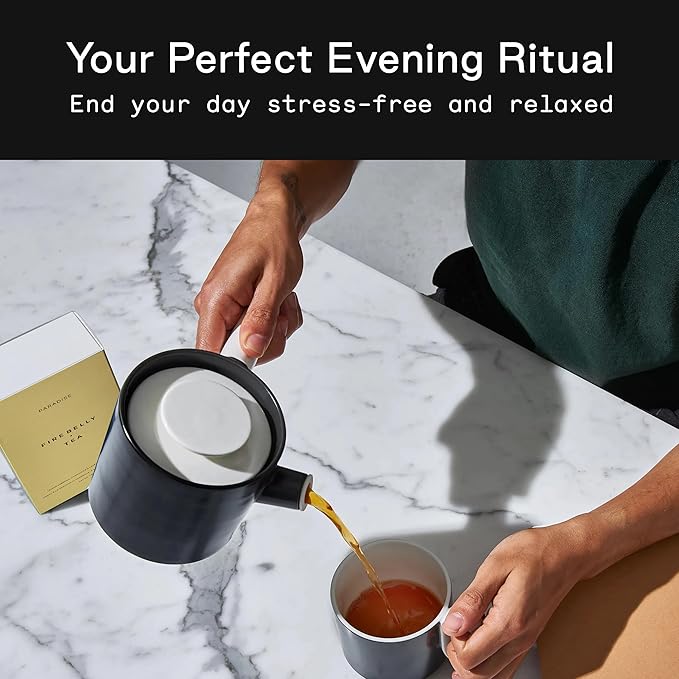 Firebelly Tea Paradise, Organic Chamomile, Lemon Verbena & Lavender Tea, Loose Leaf Herbal Blend, Caffeine Free, Relaxing Calming Tea for Evening & Sleep Support, 1.59oz - Bloomnest