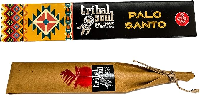 Tribal Soul Incense Smudge Sticks - Premium Incense - 90 Grams (Palo Santo) Bloomnest