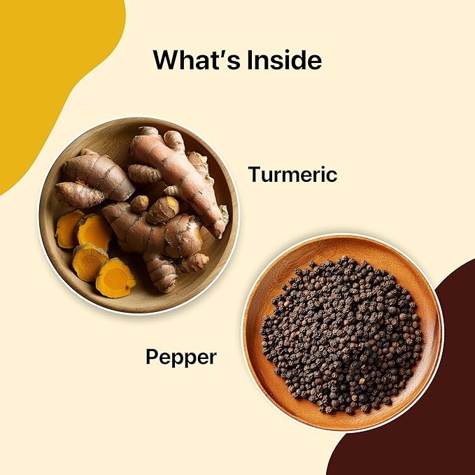 BLUE TEA - Turmeric Tea - Pepper - 30 Count - Pyramid Plant Based Tea Bag | Black Deals Friday 2025 | CURCUMIN RICH - HERBAL BLEND | Herbal Tea - Caffeine Free - No Sugar - Earthy Flavor - Healthy | Tin Pack - Bloomnest