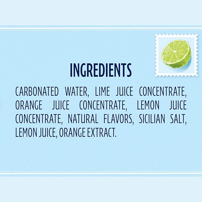 Sanpellegrino CIAO Lime Sparkling Water, Low-Calorie Italian Sparkling Water with Real Fruit Juices, 0g Added Sugar, 24-Pack - Bloomnest