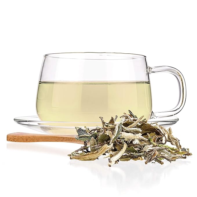 Tealyra - White Peony - Bai Mu Tan White Loose Leaf tea - Premium Chinese White Tea - Caffeine Level Low - 100g (3.5-ounce) - Bloomnest
