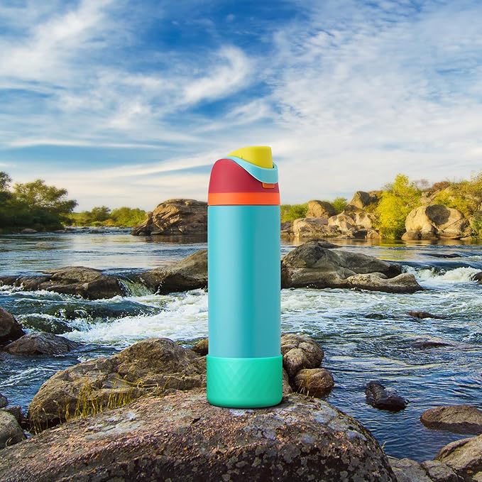 Silicone Boot for Owala Water Bottle 24 oz 32 oz 40 oz, Anti-Slip Protective Sleeve for FreeSip/Twist/Flip Stainless Steel Water Bottles Accessories BEONSKY