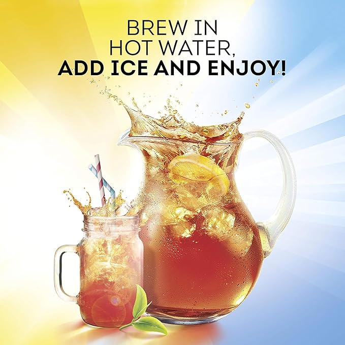 Lipton Southern Sweet Iced Tea Bags 22 Count Family Size (Pack of 2) - Bloomnest