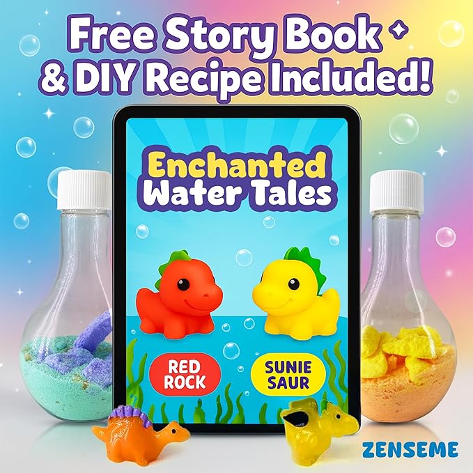 Bath Bombs for Boys with Mini Toy Ducks Inside – Kids Bath Bombs Powder - Bubble Bath for Kids – Bathtime Experiment Kit Mix - Blast of Foam & Colour Surprise – Gift Set of 4 - Bloomnest
